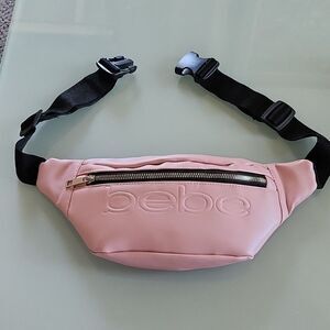 Bebe Josephine Bubble Gum Pink Colored Belt Bag/ Fanny Pack/ Bum Bag
